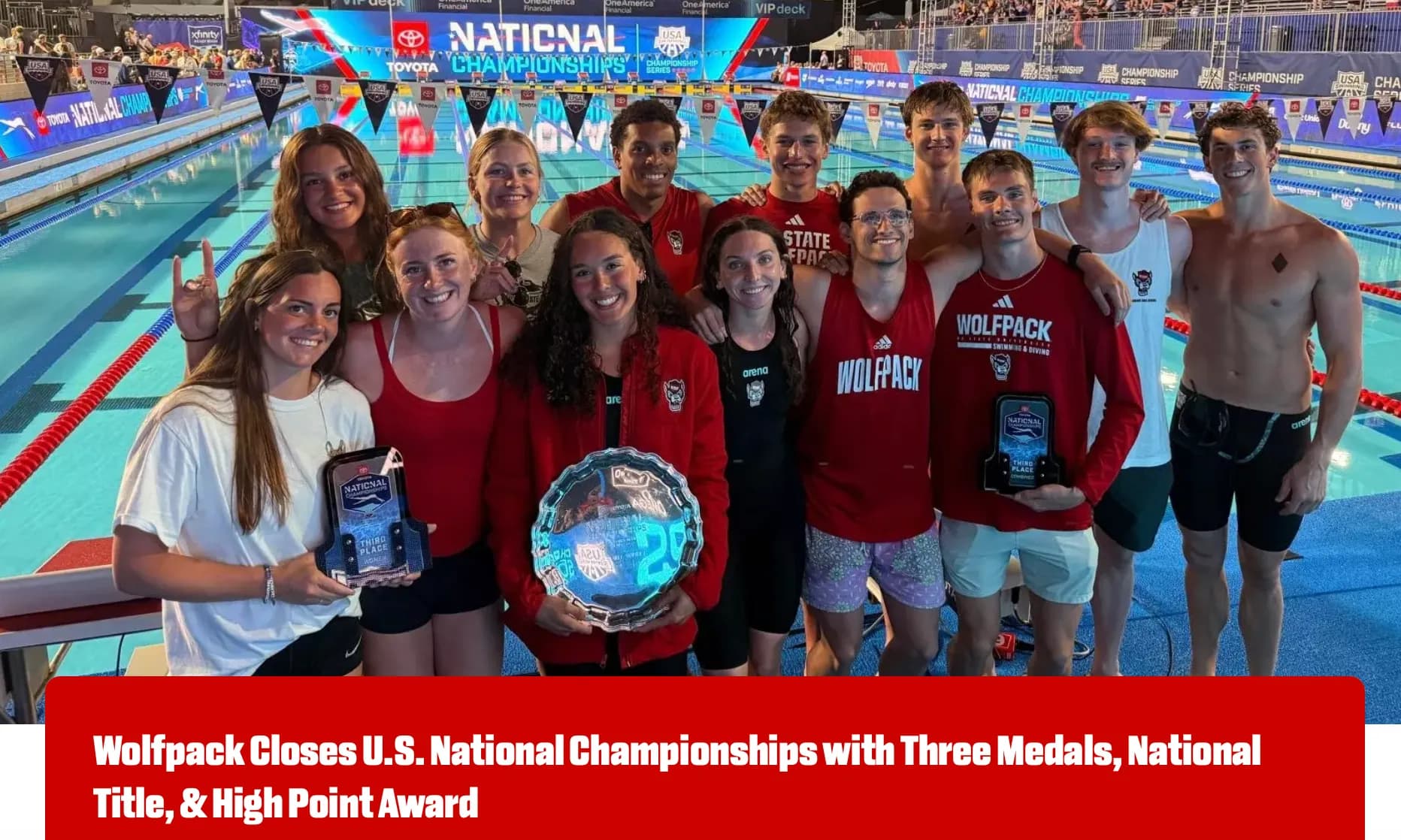 Wolfpack Closes U.S. National Championships with Three Medals, National Title, & High Point Award